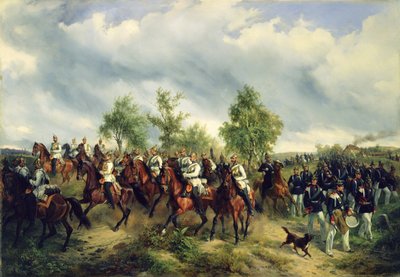 Preußische Kavallerie auf Expedition von Carl Friedrich Schulz